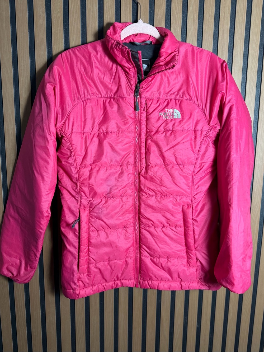 The North Face Girls Pink Insulated Puffer Jacket size S